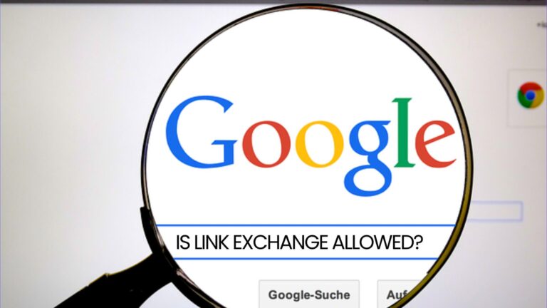 Google about link exchange