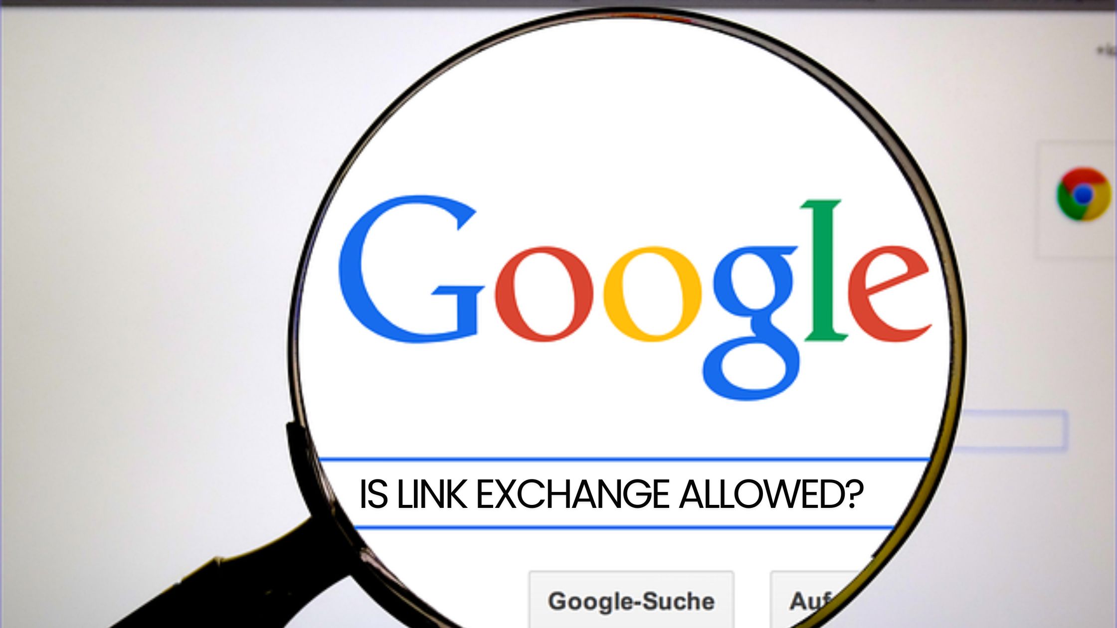 Google about link exchange